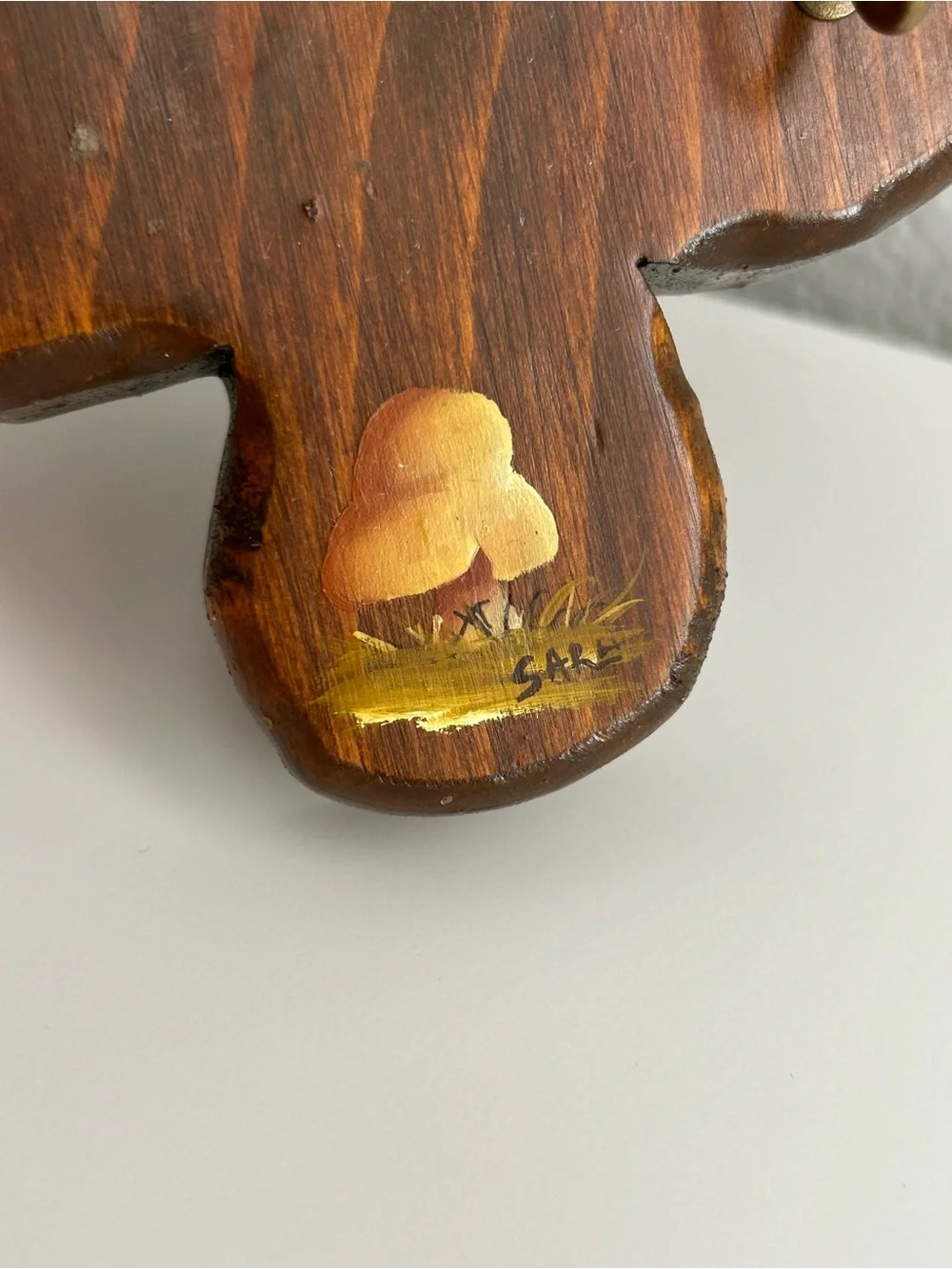 N/A wooden mushroom